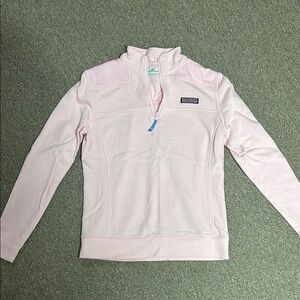 Vineyard Vines Pink Cowl Neck Sweater